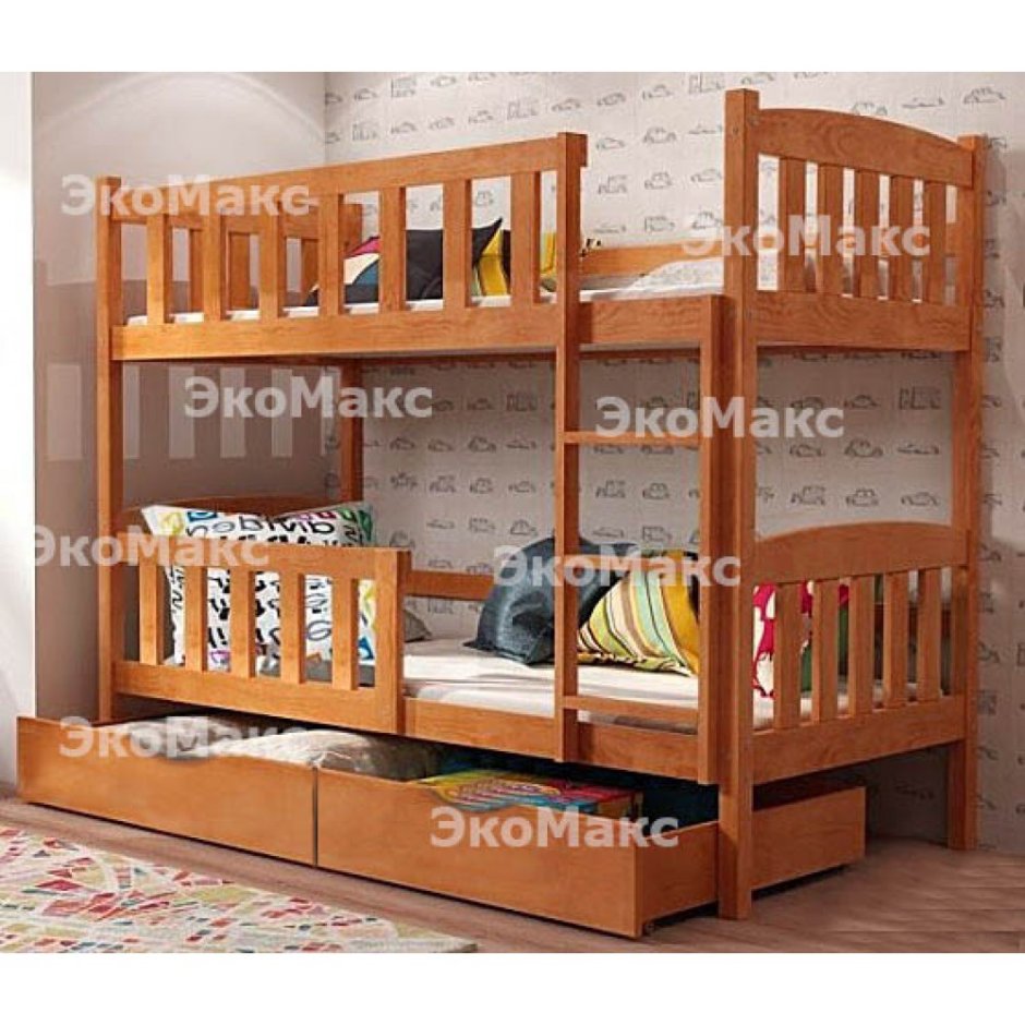 Кровать выкатная Радуга 800 1600 Матрешка