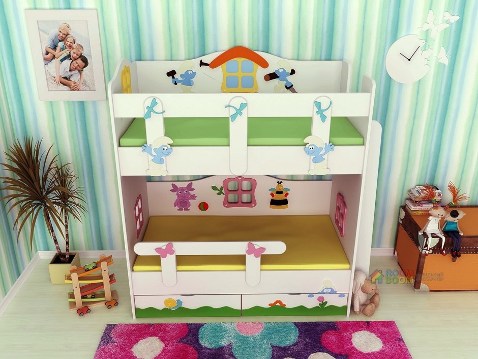 Двухъярусная кровать Некст