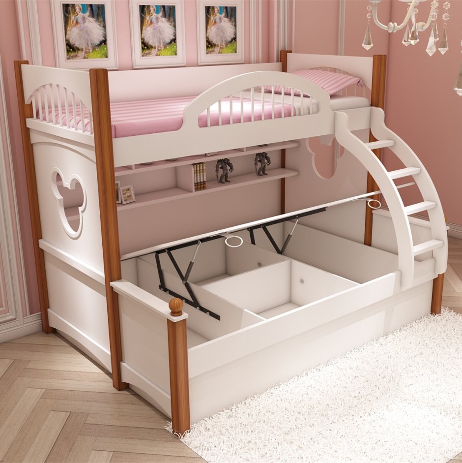 Двухъярусные кровати для грудничков