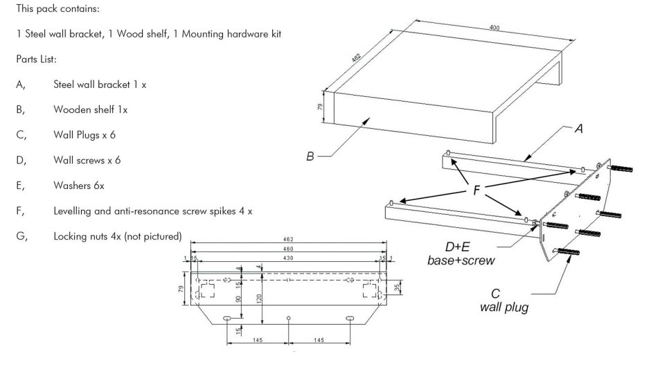 Полки для виниловых проигрывателей