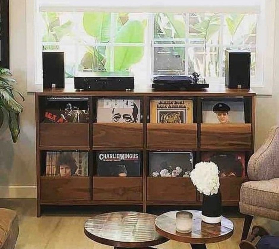 Тумба под виниловые пластинки