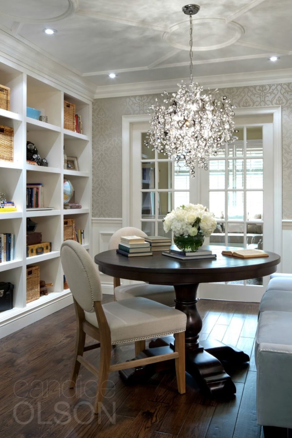 Абажур над обеденным столом