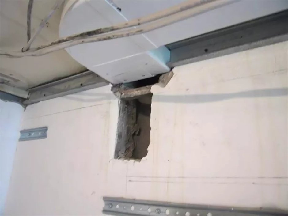 Монтаж вентиляционного короба