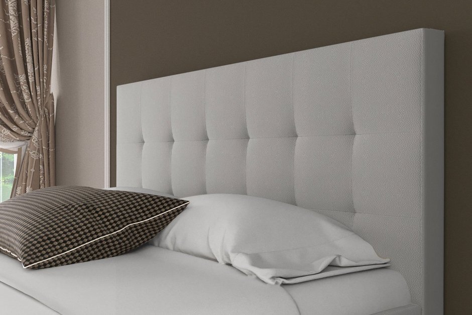 Мягкая спинка кровати с УТЯЖКОЙ пуговицами