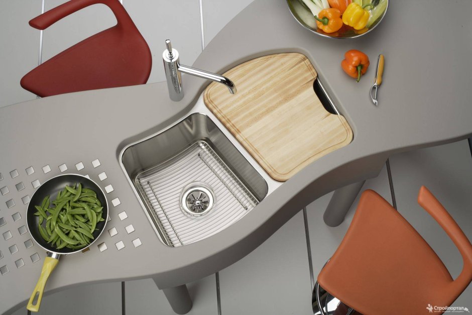 Необычные кухонные мойки