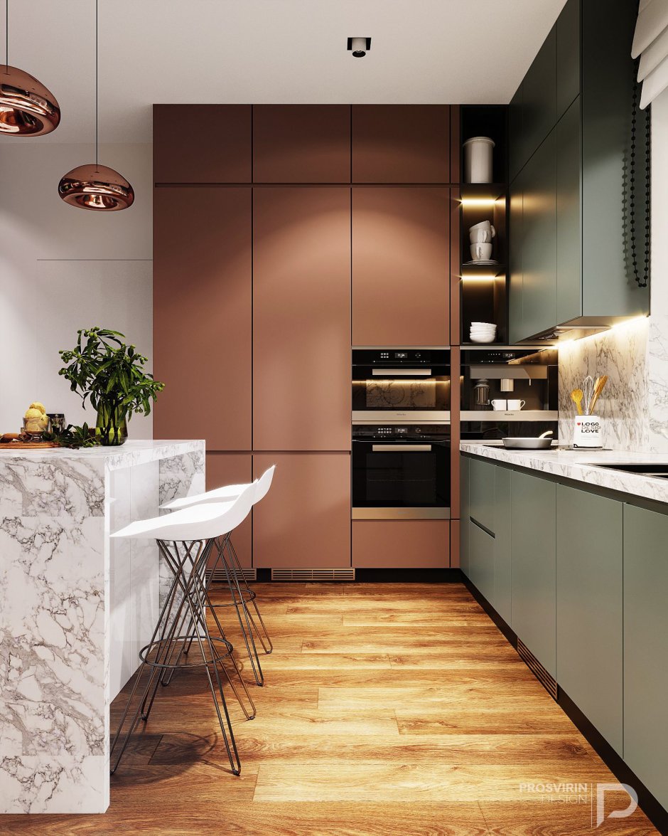 Кухня в светло сером цвете