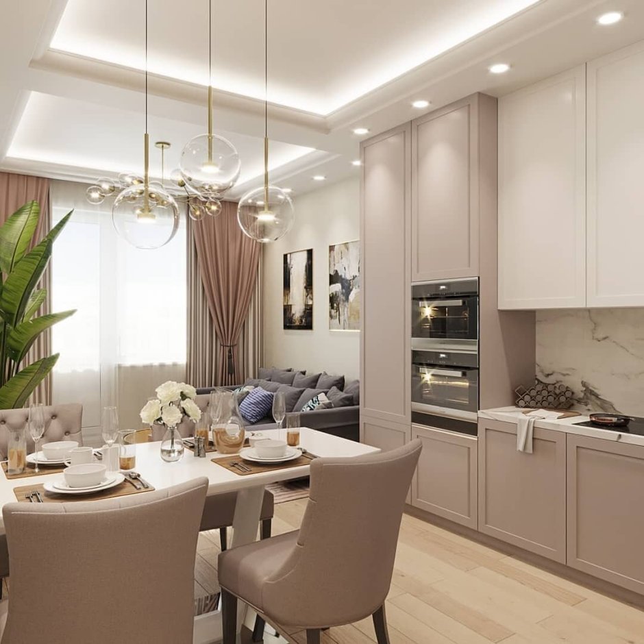 Кухня гостиная