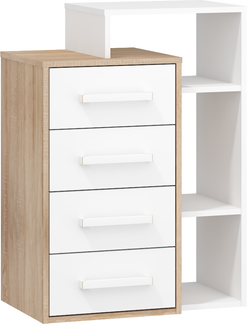 Комод Рио белый дуб сонома