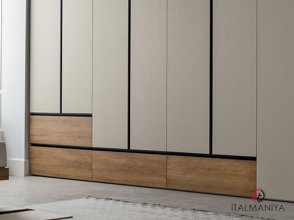 Шкаф с интегрированными ручками