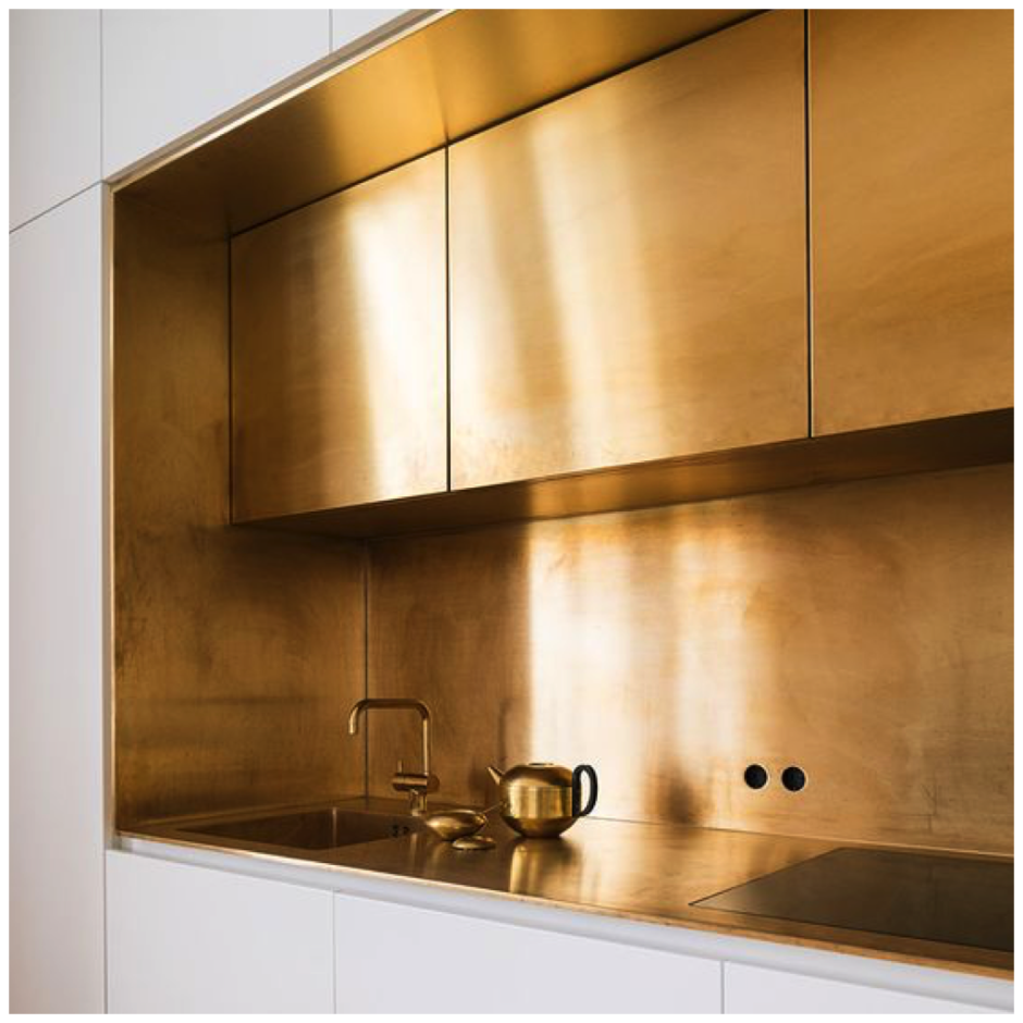 Gola профиль золото латунь