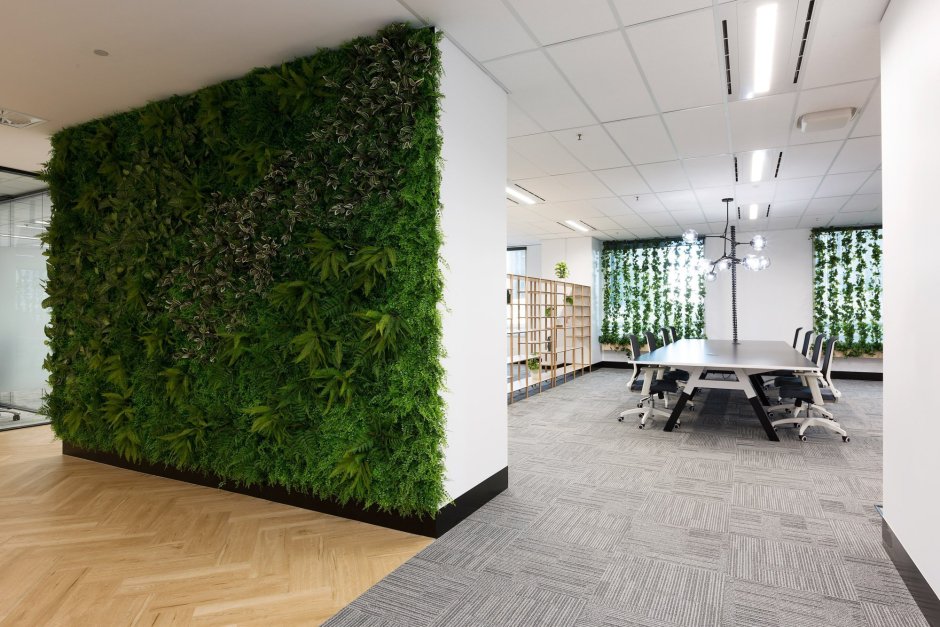 Искусственный газон в интерьере