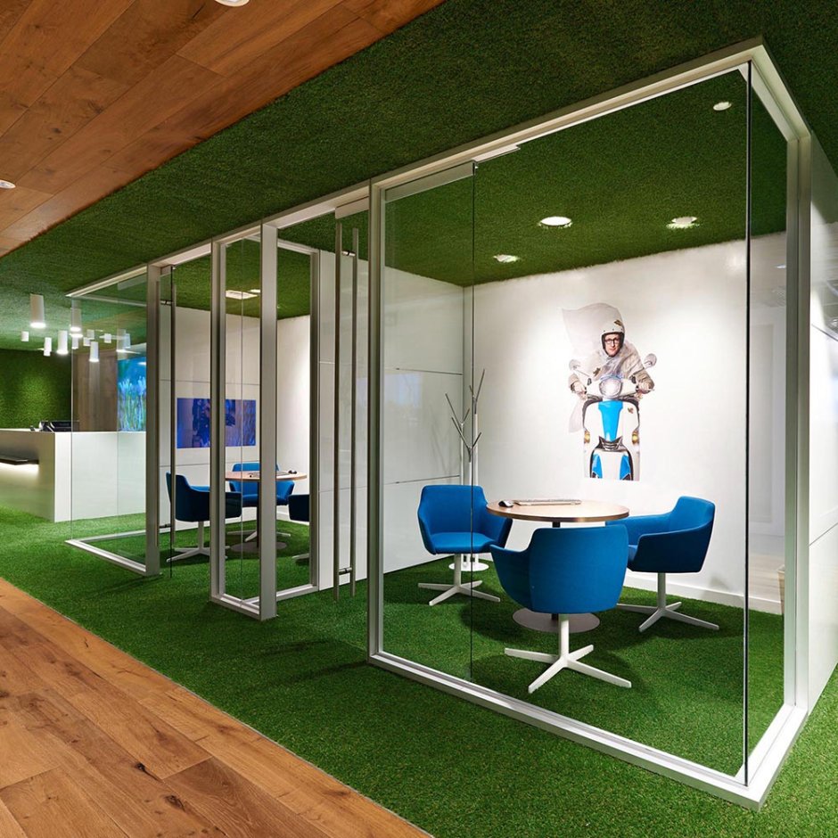 Бамбук стена зелень