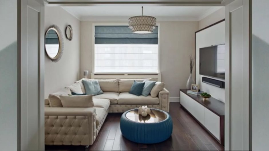 Планировка маленькой гостиной