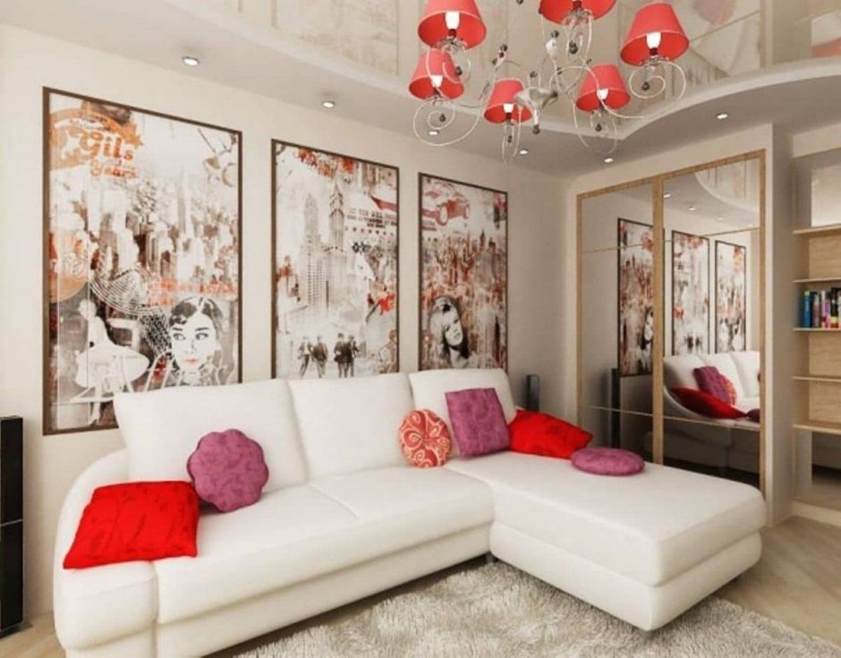 Дешевый интерьер