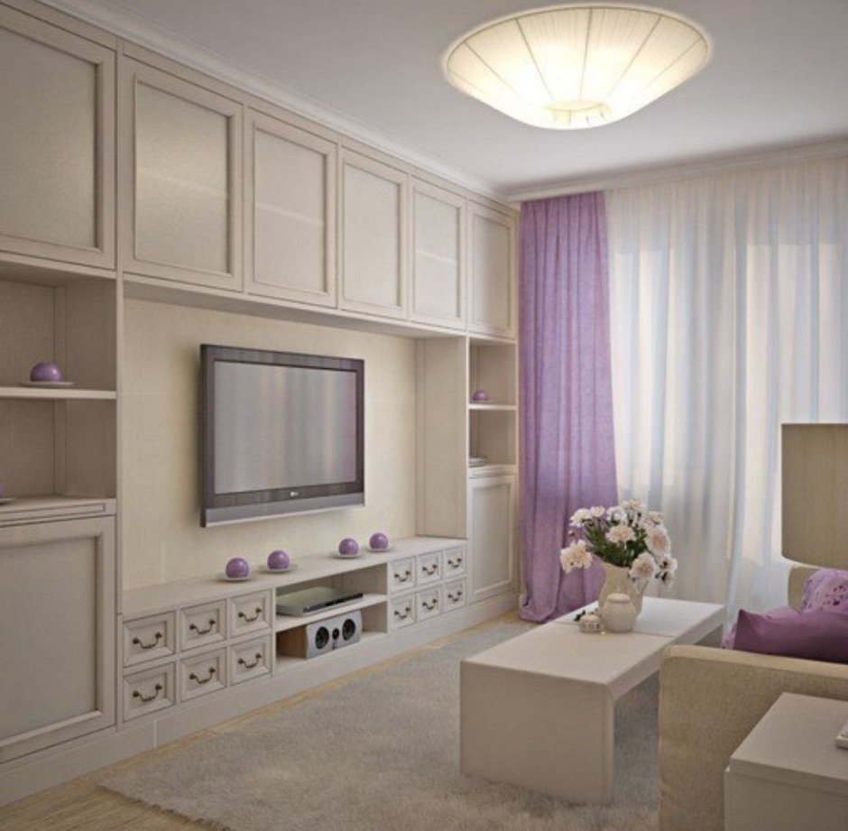 Гостиная в хрущевке