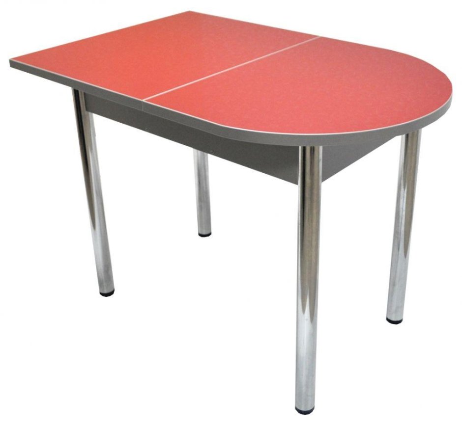 Стол раздвиж. Овальный 1180(1480)*690мм, ПФ-130 сахара (опоры брифинг хром)