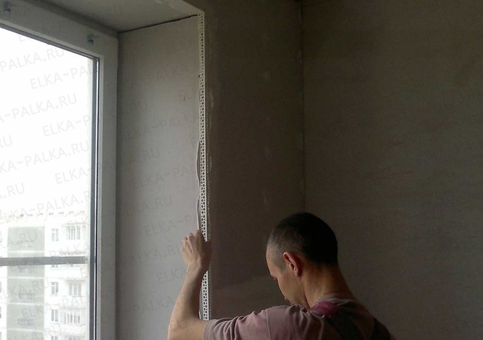 Металлические уголки на откосы окон