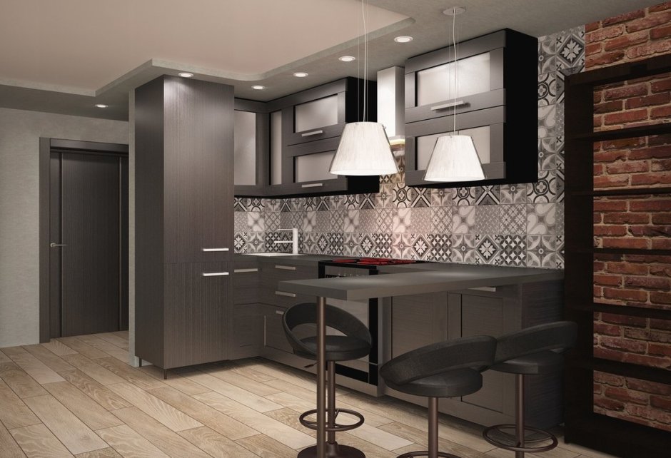 Стойка барная волна l500