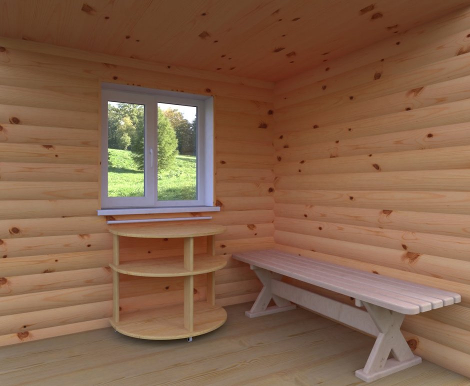 Красивые столы из дерева для бани