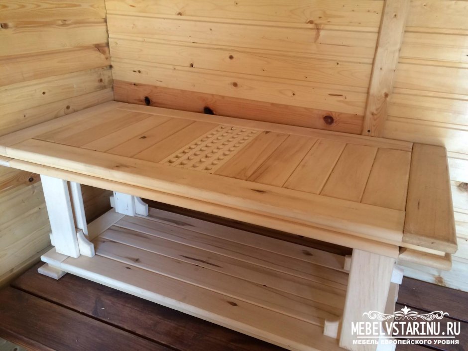Скамья для бани
