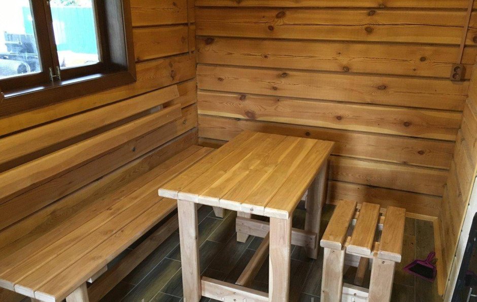 Скамейка в предбанник