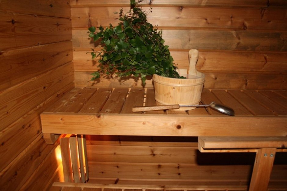 Деревянная мебель для бани