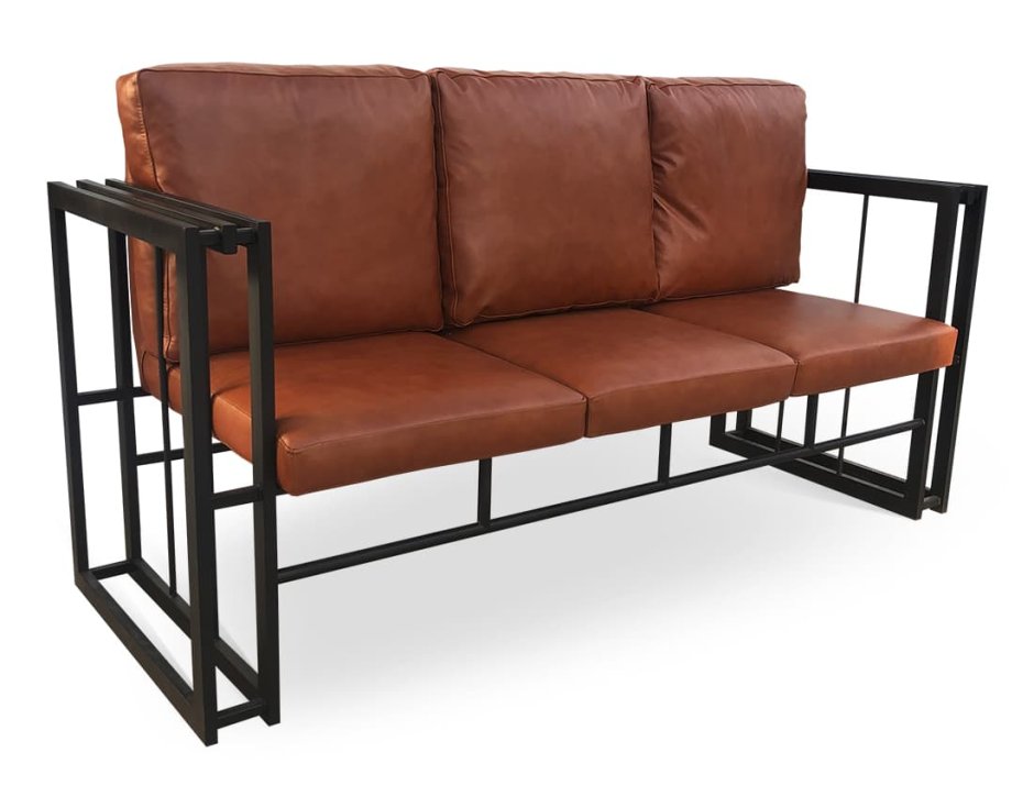 Диван на МЕТАЛОКАРКАСЕВ стиле лофт 48-1