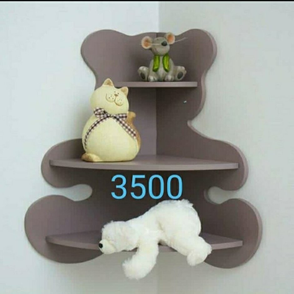 Полка в детскую из фанеры