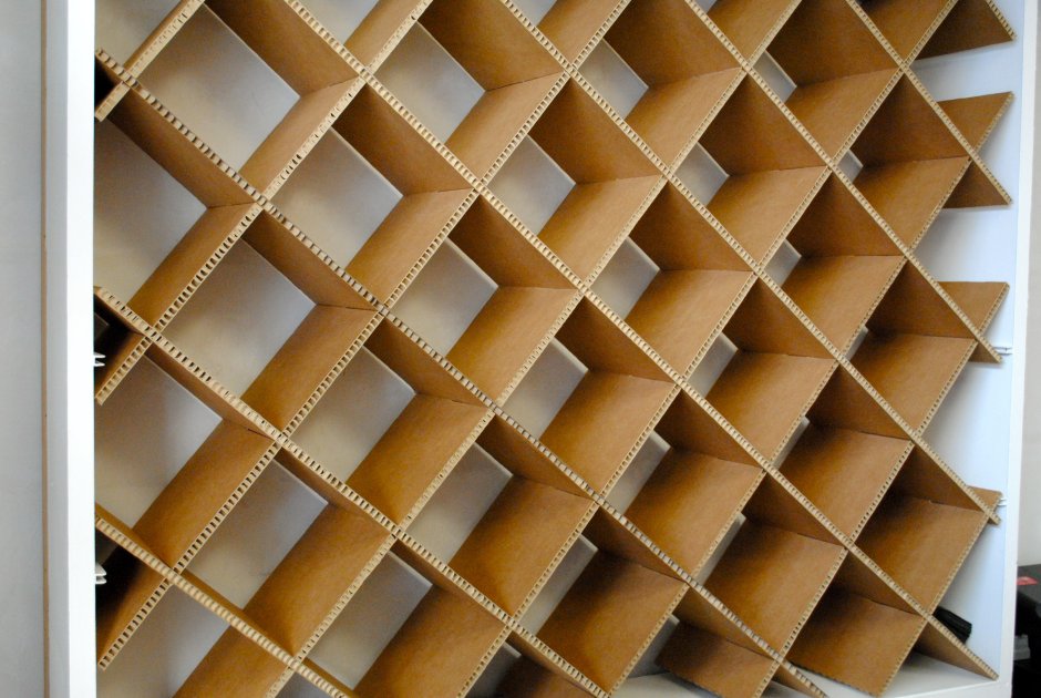 Ячейки из картона