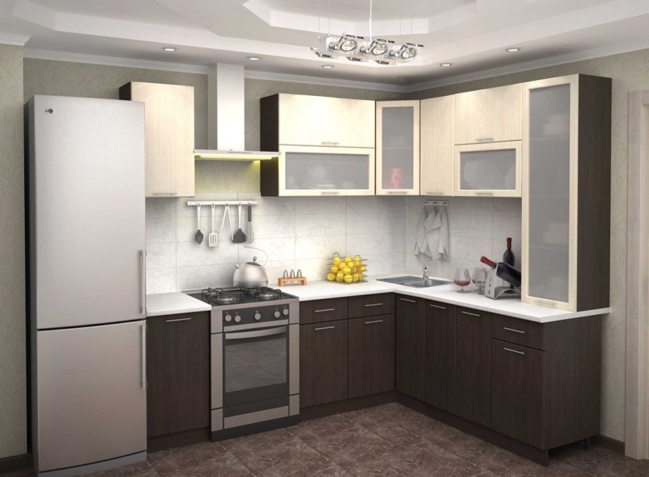 Кухня угловая Неоклассика 9м2