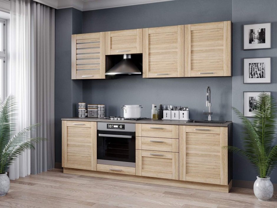 Кухня дуб сонома любимый дом