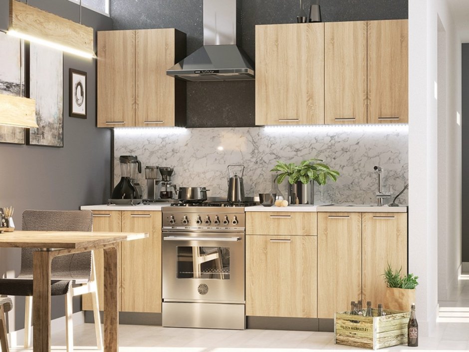 Кухня Брауни дуб сонома