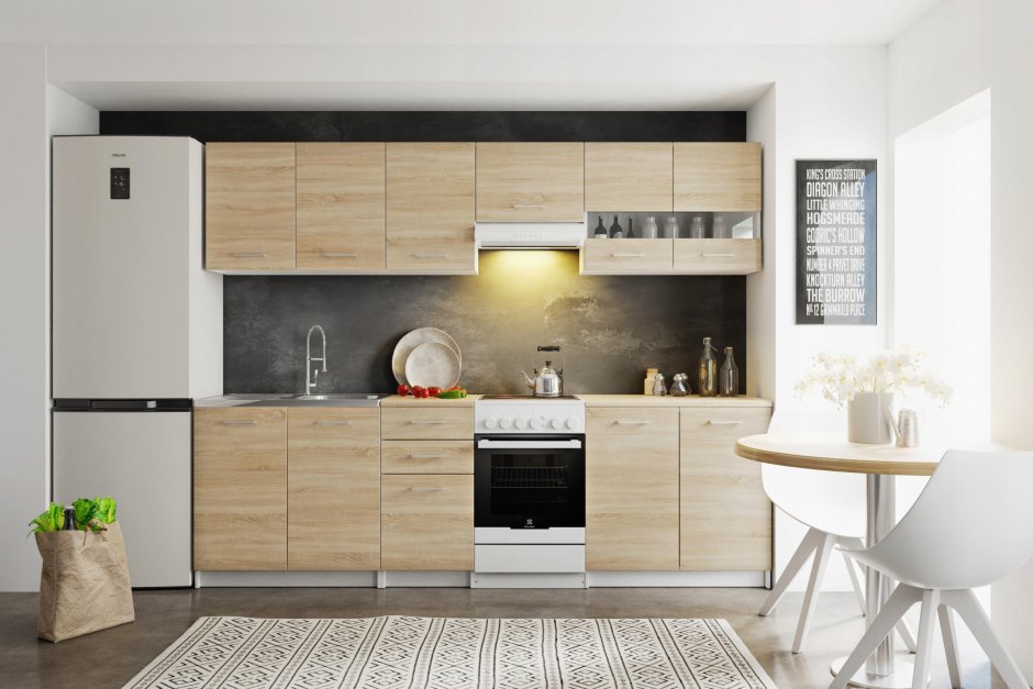 Кухня АРС Адель 2,1 дуб сонома