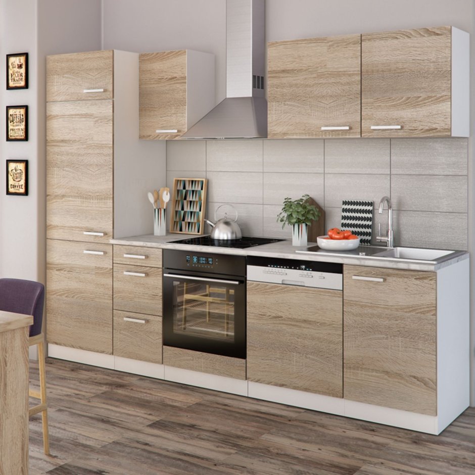 Кухня Квадро Ангелина 280 см