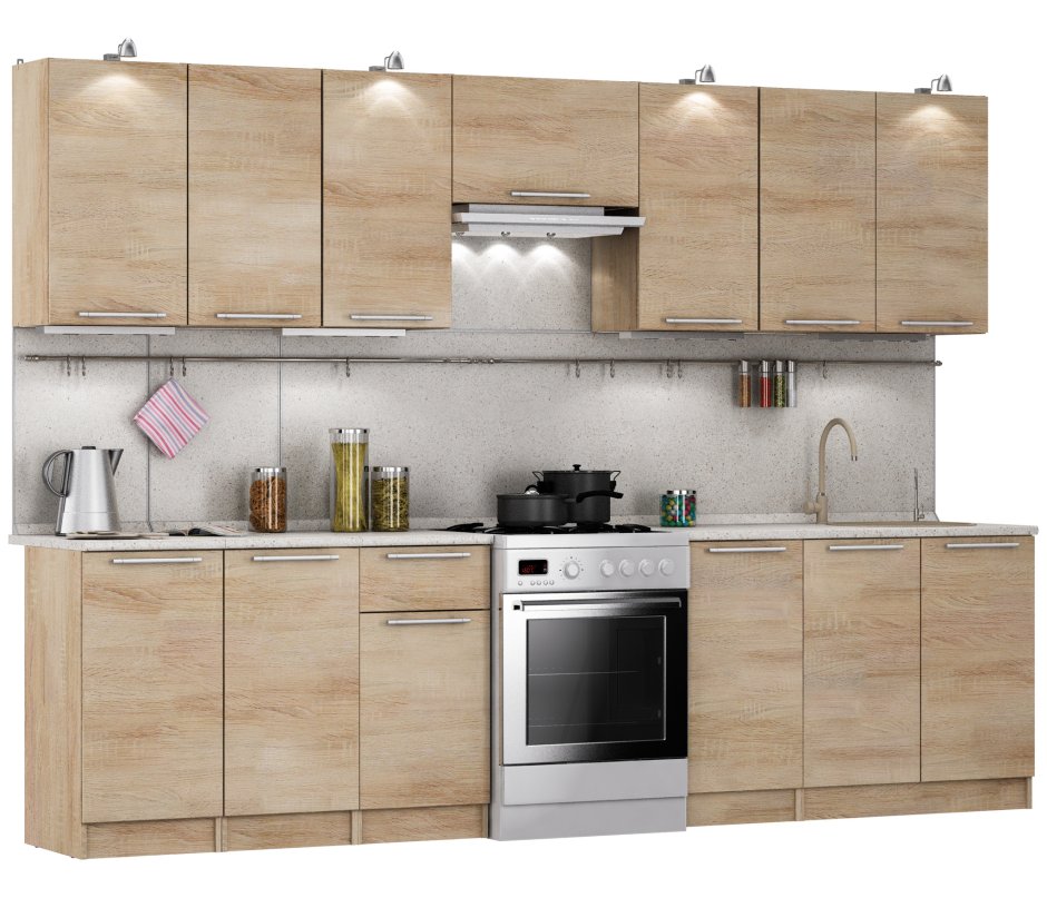 Кухня АРС Лион 1,8 дуб сонома