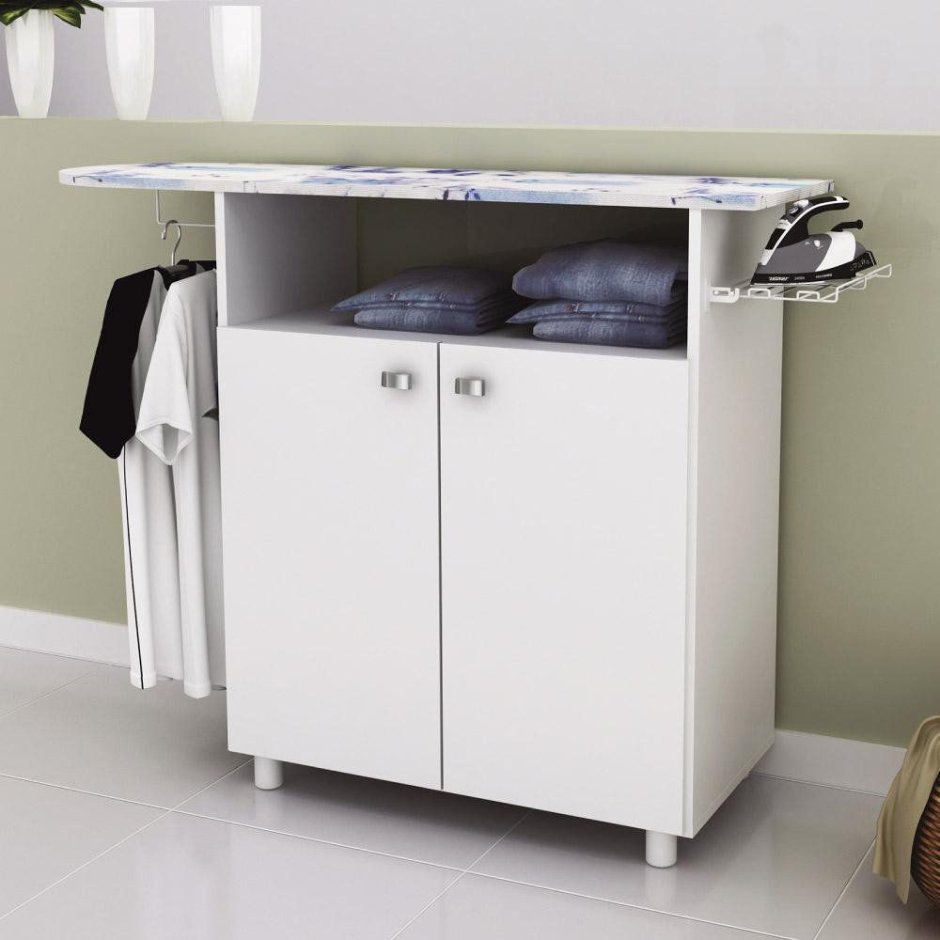 Тумбы для глажки и хранения белья из ДСП