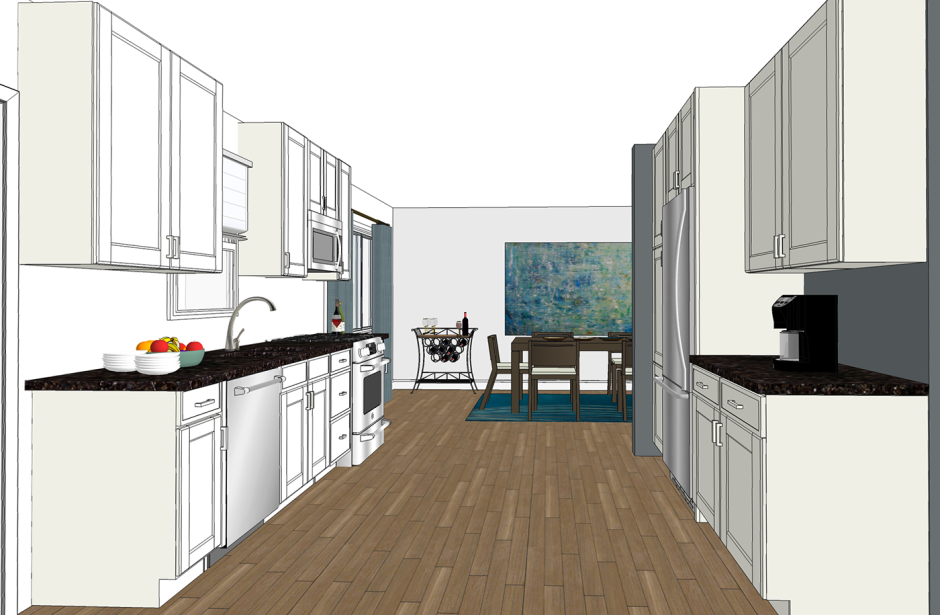 3d Sketchup интерьер