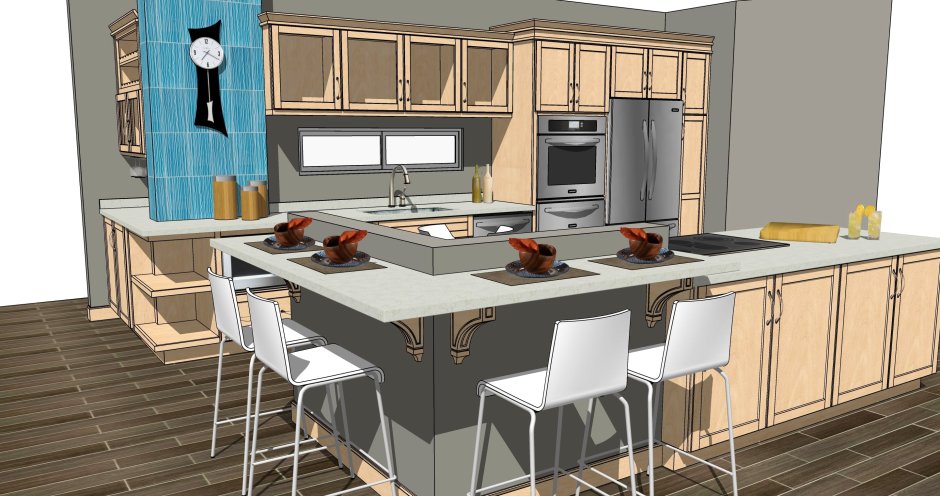 3d Sketchup интерьер