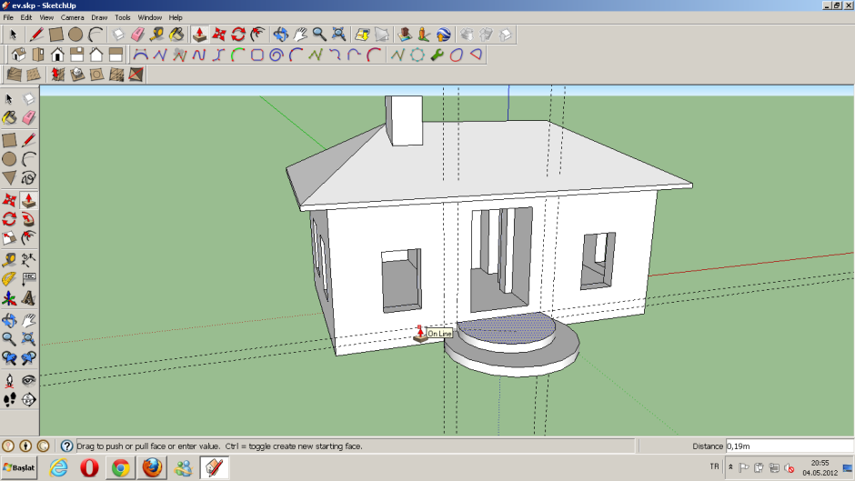 Кухонные модули скетчап