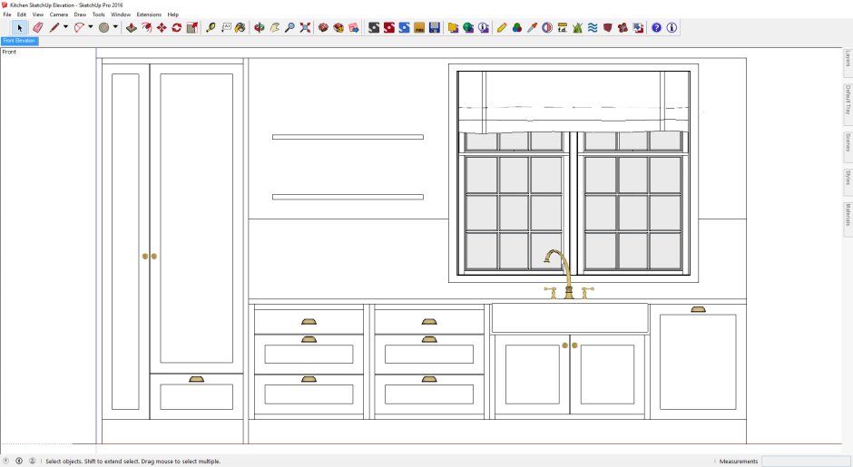 Рациональная планировка кухни