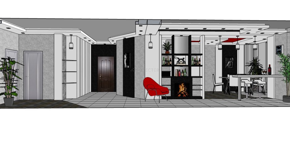 Цвет осей в Sketchup