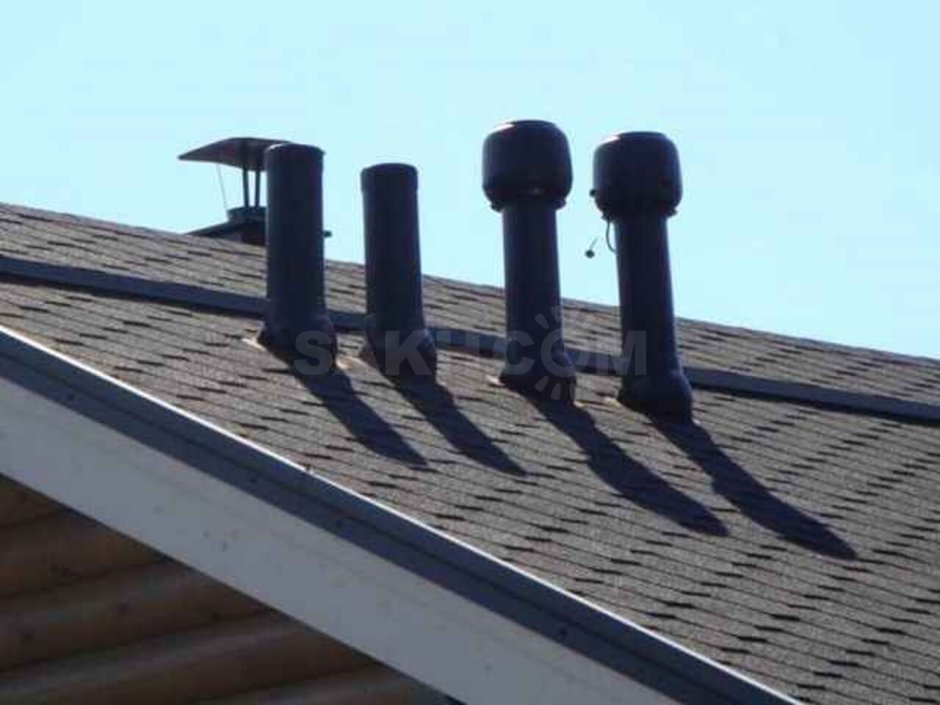 Кровельная вентиляция Vilpe на крыше