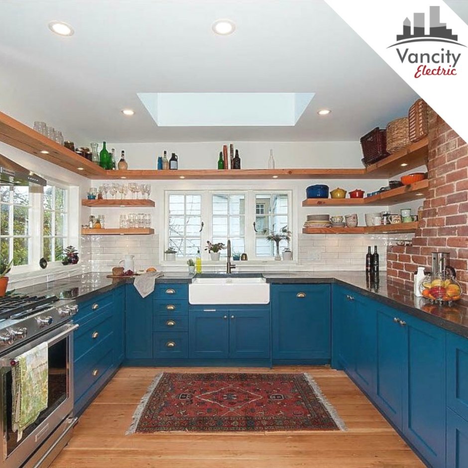 Кухня в средиземноморском стиле майолика