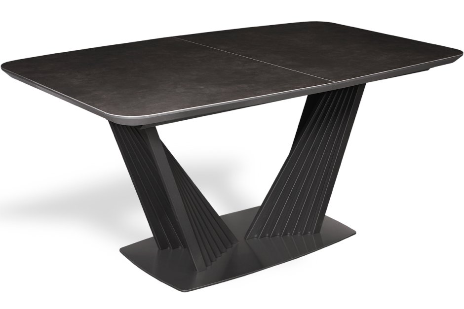 Стол обеденный Mozart 160-antr антрацит