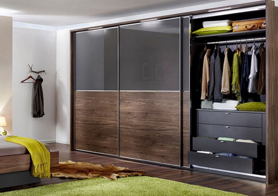 Современные шкаф-купе в спальню купить в Москве