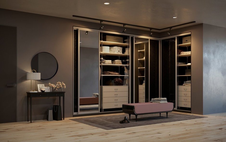 Угловая система Командор для шкафов купе