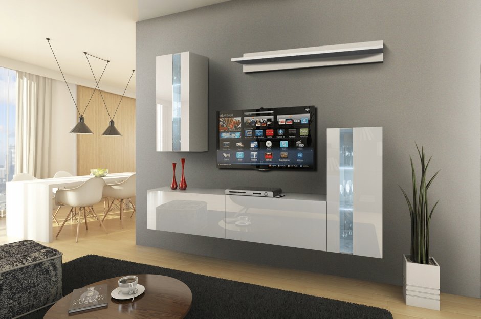 Стенка Албания белая