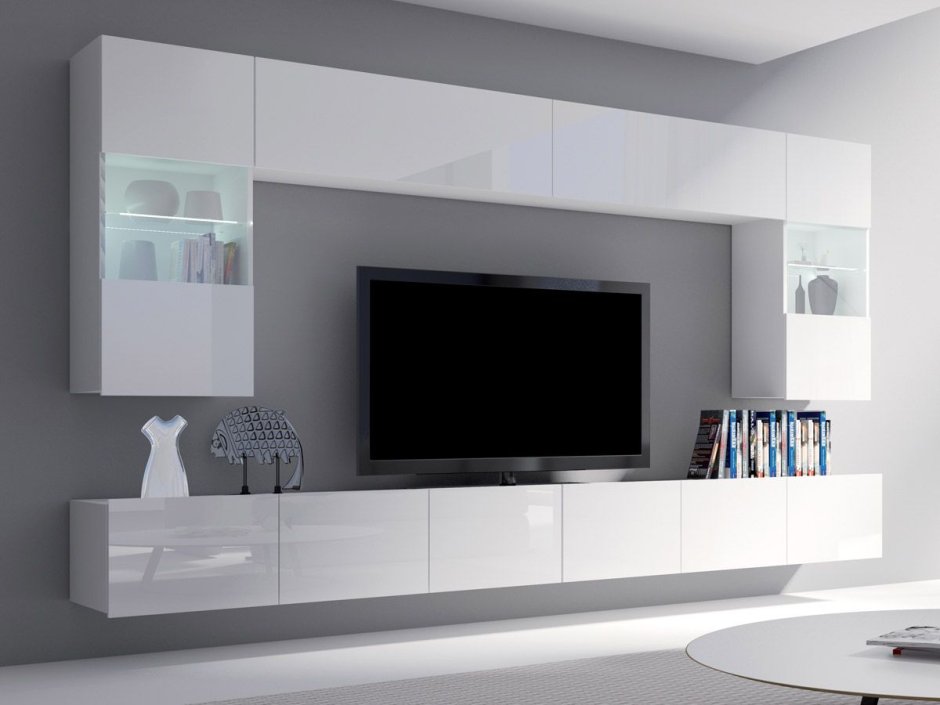 Стенка Каролина белая