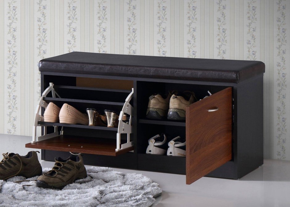 Тумба в прихожую с сиденьем