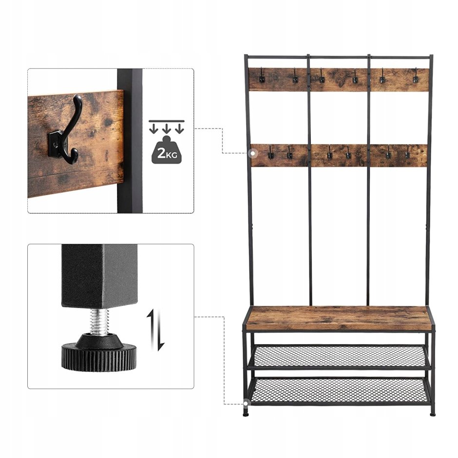 Тумба с вешалкой ЕС-02 "ева"